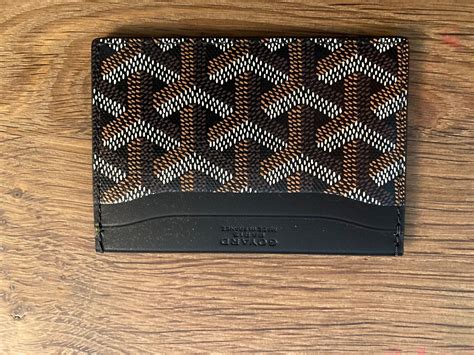 goyard card holder black price|Goyard card holder price.